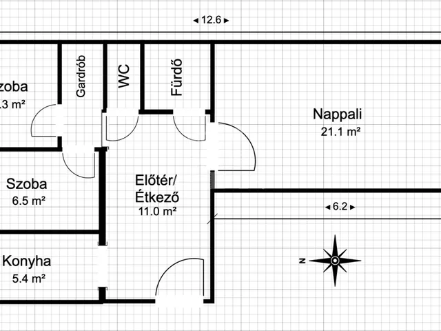 Eladó lakás Budapest III. kerület 57 nm