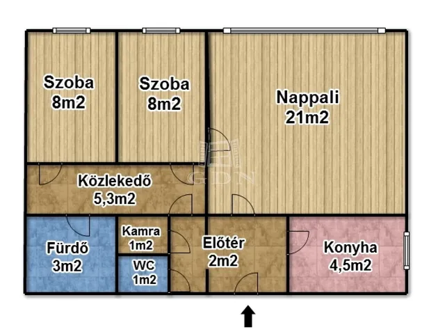 Eladó lakás Budapest IV. kerület 55 nm