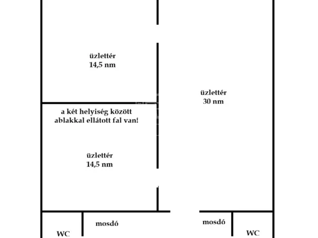 Kiadó kereskedelmi és ipari ingatlan Budapest IV. kerület 71 nm