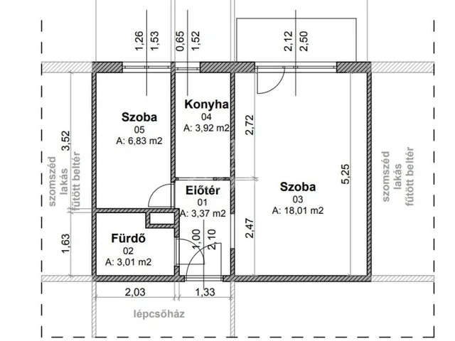 Eladó lakás Budapest IV. kerület 35 nm