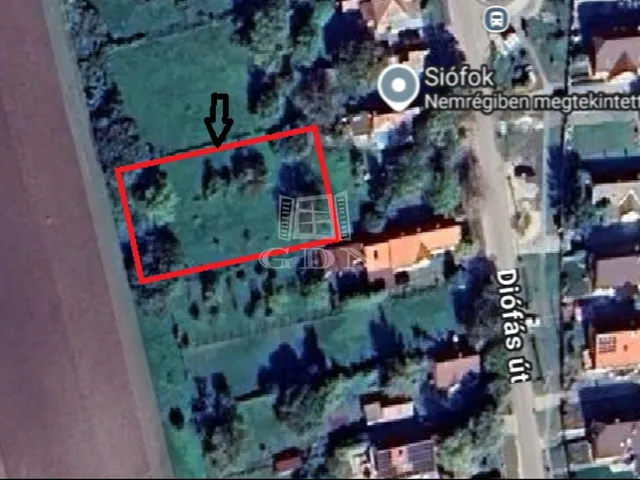 Eladó telek Siófok, Töreki 1124 nm