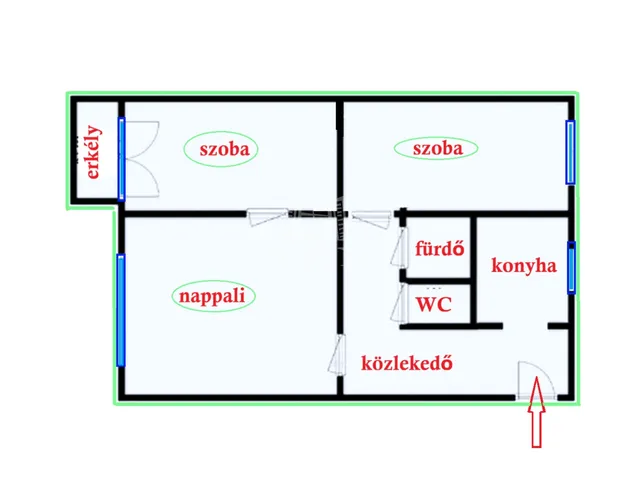 Eladó lakás Budapest X. kerület 68 nm