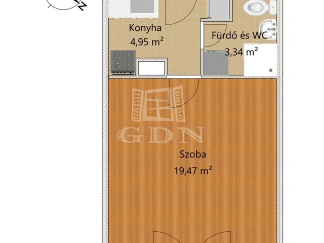 Eladó lakás Kiskunfélegyháza, Móraváros 31 nm