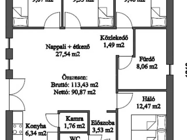 Eladó ház Kecskemét, Borbás 100 nm