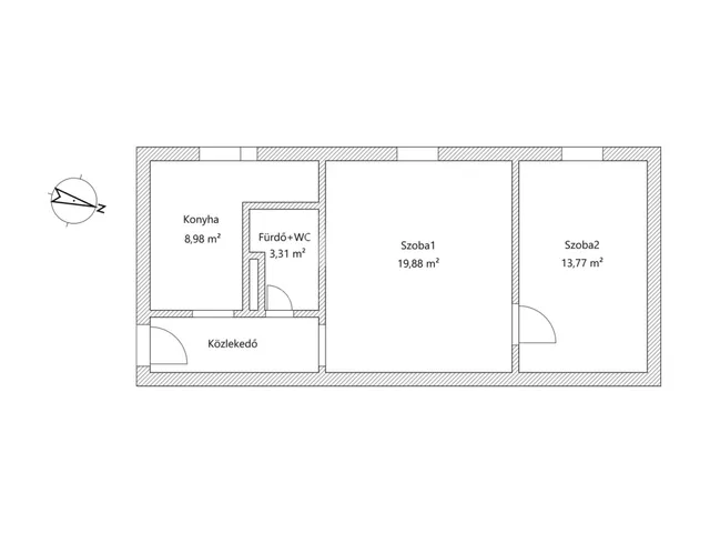 Eladó lakás Kiskunfélegyháza 49 nm