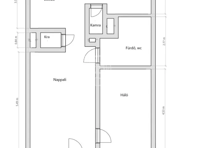 Kiadó lakás Kecskemét, Belváros 67 nm