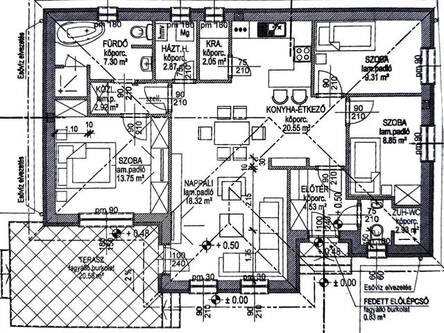 Eladó ház Kecskemét, Kadafalva 94 nm