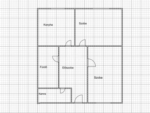 Eladó ház Kecskemét, Petőfiváros 62 nm
