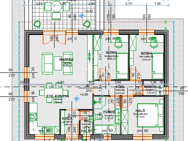 Eladó ház Kecskemét 83 nm