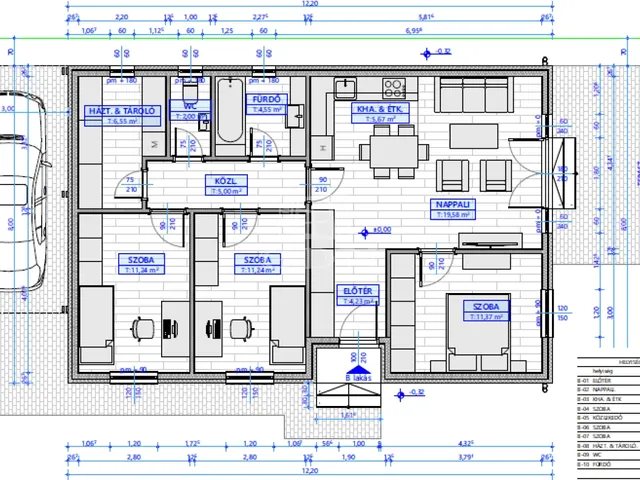 Eladó ház Kecskemét, Felsőszéktóitanyák 81 nm