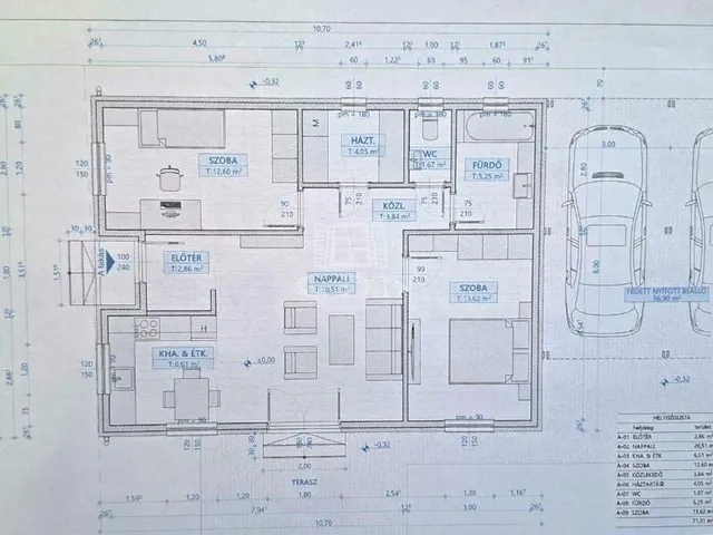 Eladó ház Kecskemét, Alsószéktó 72 nm
