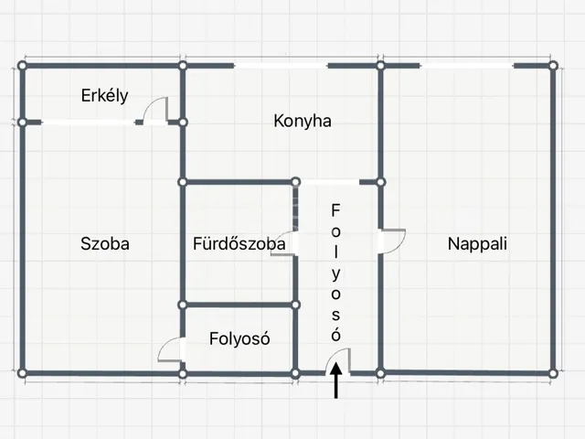 Kiadó lakás Makó 47 nm