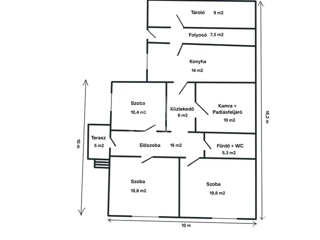 Eladó ház Tiszasziget 120 nm