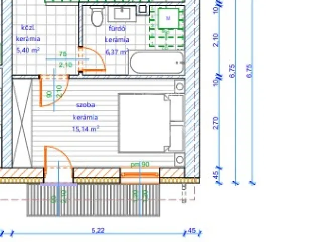Eladó lakás Szeged, Belváros 62 nm