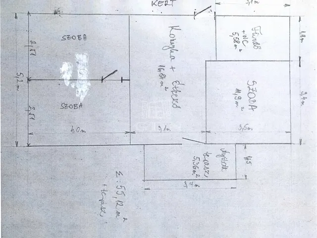 Eladó ház Szeged, Petőfitelep 55 nm