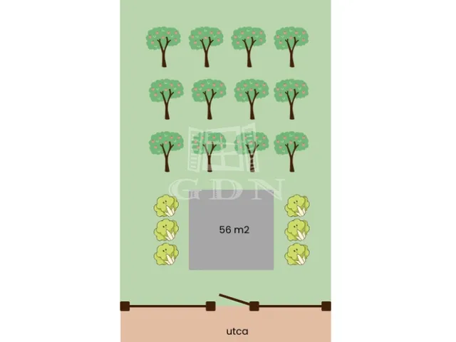Eladó telek Újszentiván 850 nm