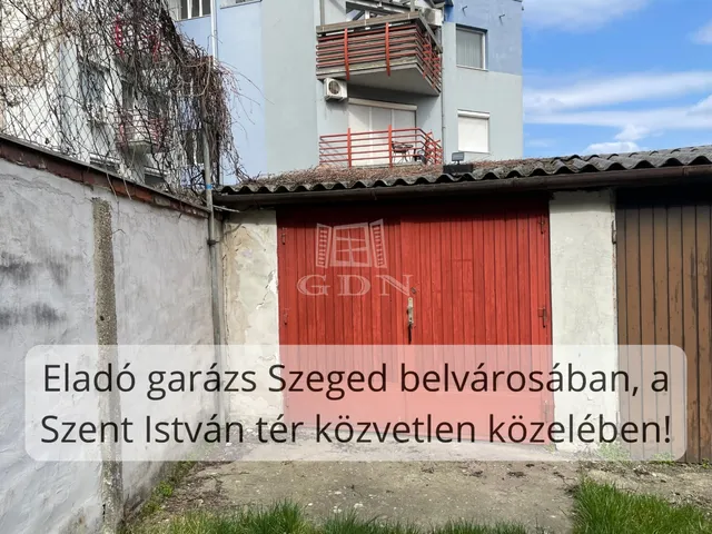 Eladó garázs Szeged, Belváros 14 nm