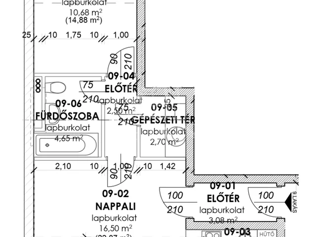 Eladó lakás Szeged, Belváros 44 nm