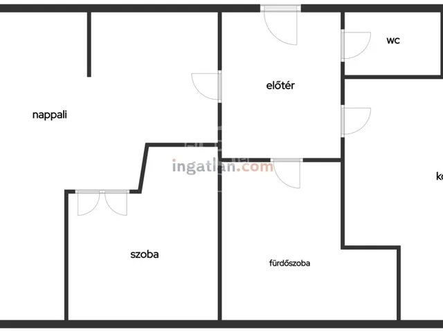Eladó lakás Budapest VIII. kerület 45 nm