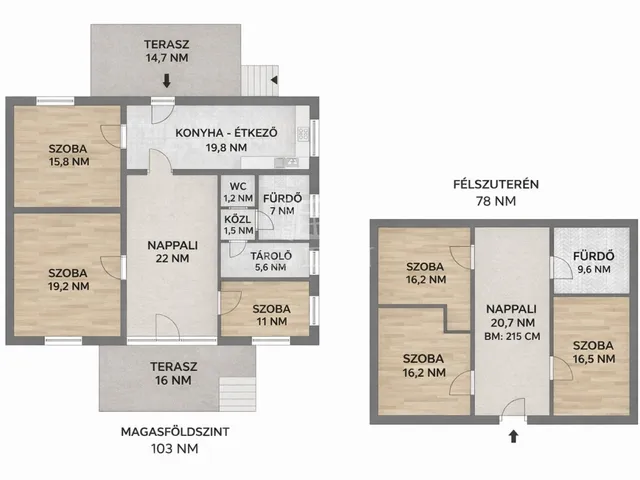 Eladó ház Érd, Tusculanum 181 nm