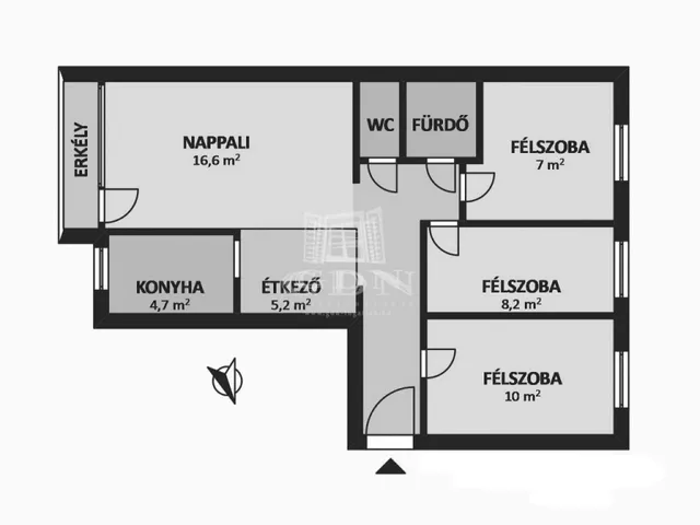 Eladó lakás Budapest XI. kerület, Gazdagrét 66 nm