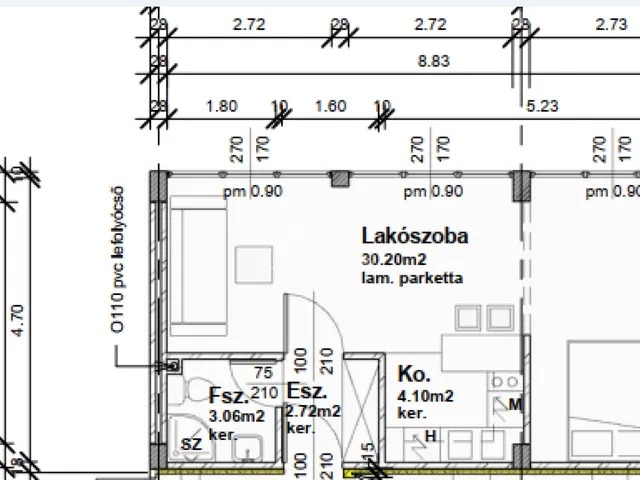 Eladó lakás Szombathely 40 nm