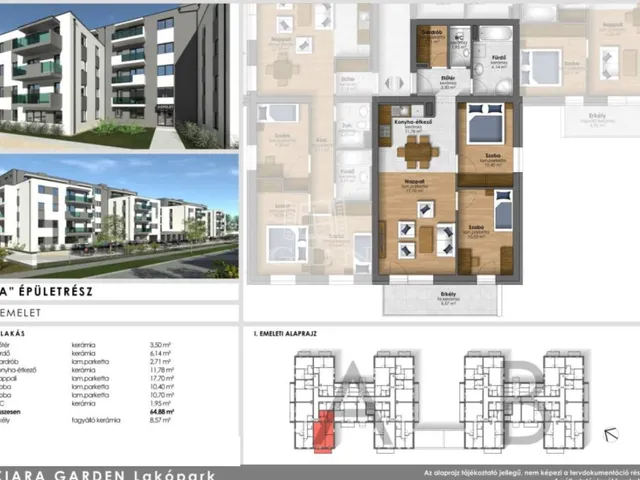Eladó lakás Szombathely 65 nm