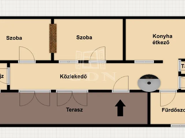 Eladó ház Kosd 65 nm