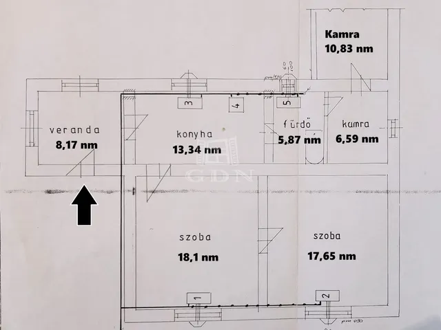 Eladó ház Tura 80 nm