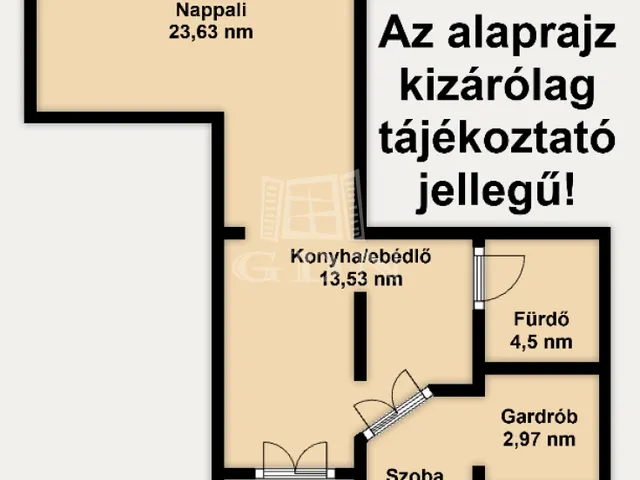 Eladó lakás Budapest VI. kerület 55 nm