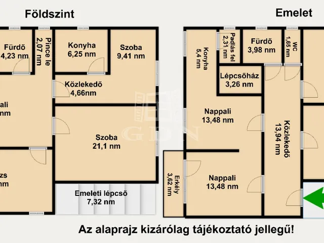 Eladó ház Szentlőrinckáta 76 nm