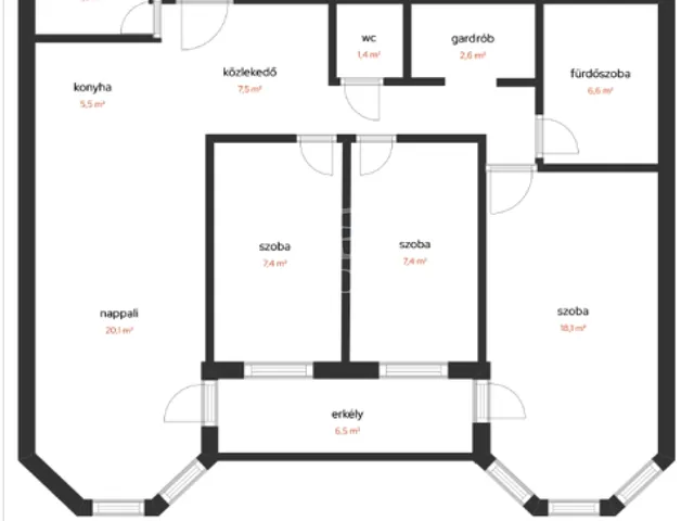 Eladó lakás Budapest X. kerület 85 nm