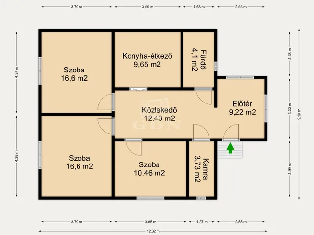 Eladó ház Jászfényszaru 83 nm