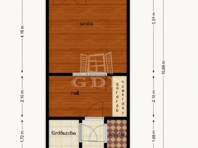 Eladó lakás Budapest VII. kerület, Ligetváros 34 nm