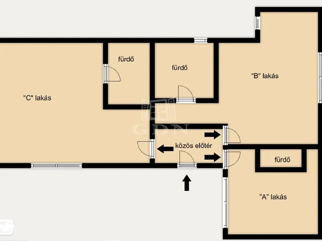 Eladó lakás Budapest VIII. kerület 48 nm