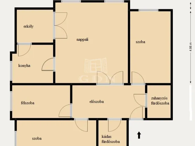 Eladó lakás Budapest IV. kerület 91 nm