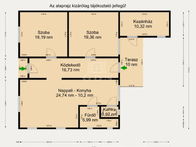 Eladó ház Valkó 96 nm
