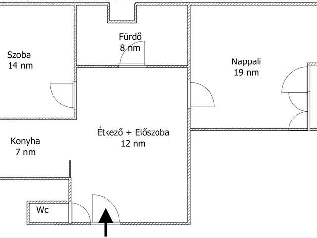 Eladó lakás Gödöllő 62 nm