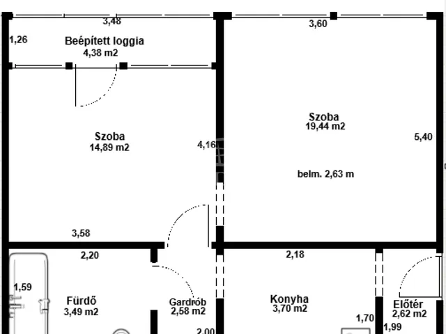 Eladó lakás Budapest XIV. kerület, Törökőr 50 nm