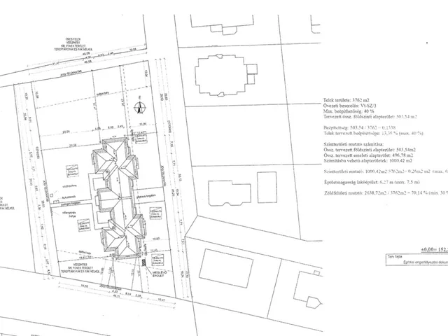 Eladó telek Pécel 3762 nm
