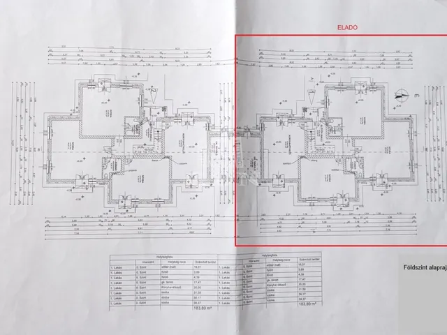 Eladó ház Pécel 373 nm