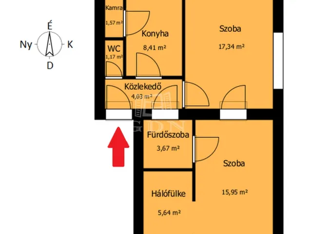 Eladó lakás Miskolc, Selyemrét 55 nm