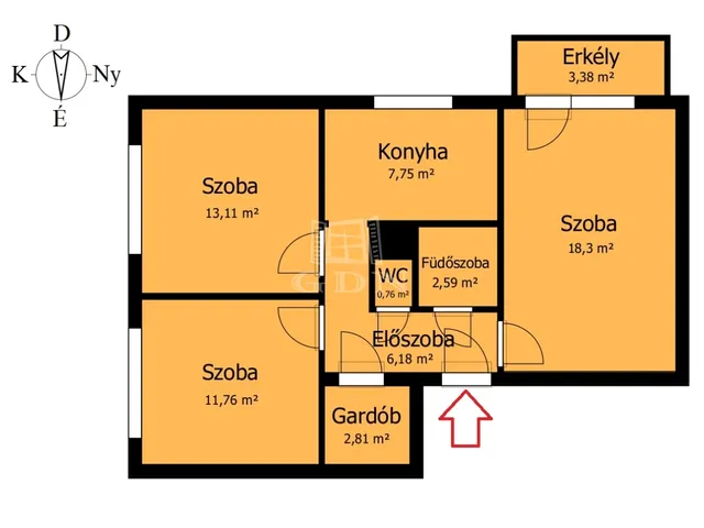 Eladó lakás Miskolc, Avas 64 nm