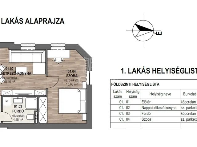Eladó lakás Miskolc, Csabai kapu 43 nm