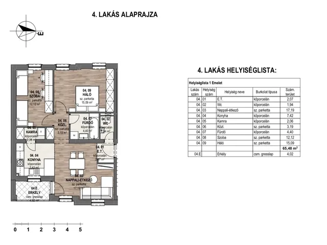 Eladó lakás Miskolc, Csabai kapu 65 nm