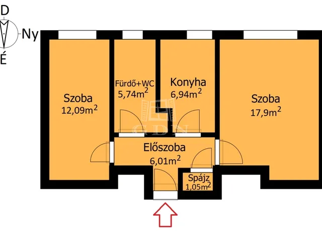 Eladó lakás Miskolc 50 nm