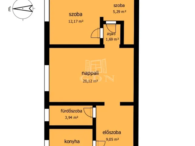 Eladó lakás Miskolc 56 nm