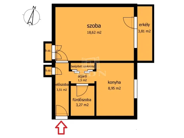 Eladó lakás Miskolc 44 nm