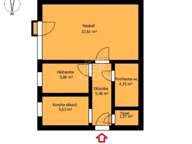 Eladó lakás Miskolc, Bulgárföld 43 nm