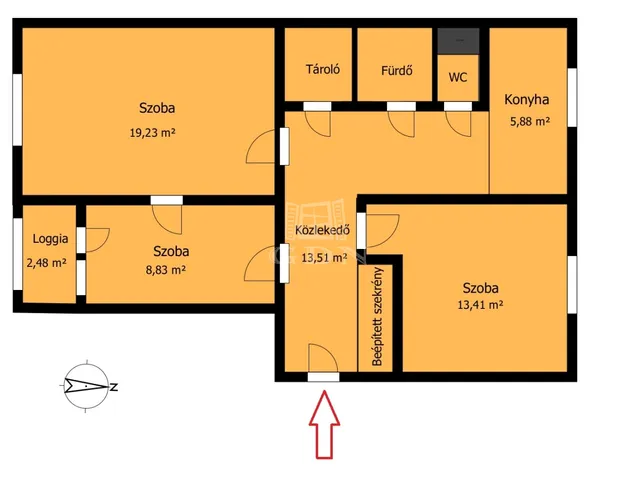 Eladó lakás Miskolc, Diósgyőr 61 nm